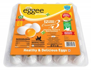 NATURAL FARMS EGGEE PROVITA+ WHITE 25 PCS