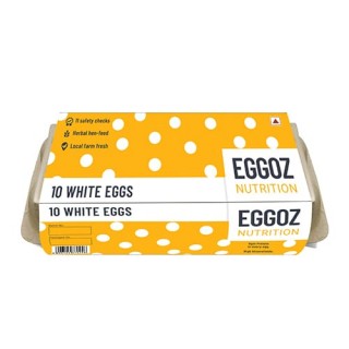 EGGOZ WHITE - 10PCS