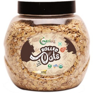 NUTRIORG ROLLED OATS - 500GM