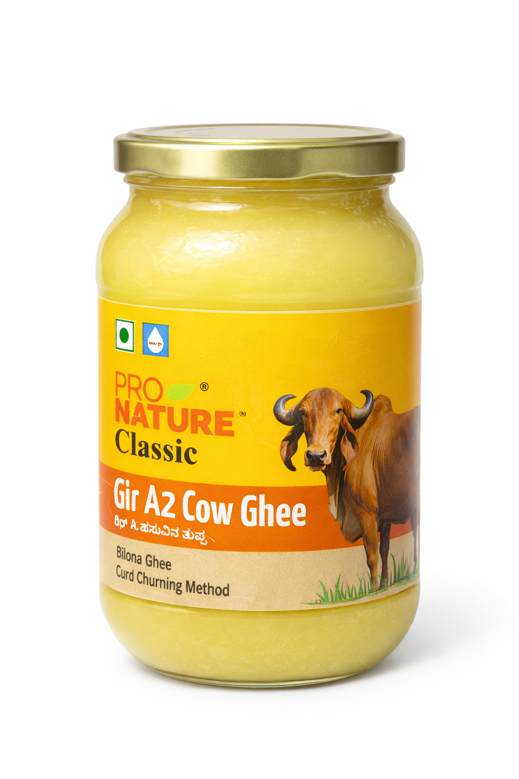 Pro Nature Classic Gir A2 Cow Ghee 500 ml
