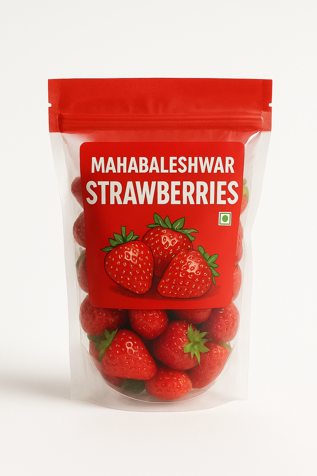 MAHABALESHWAR STRAWBERRY .PKT 280-320 GM