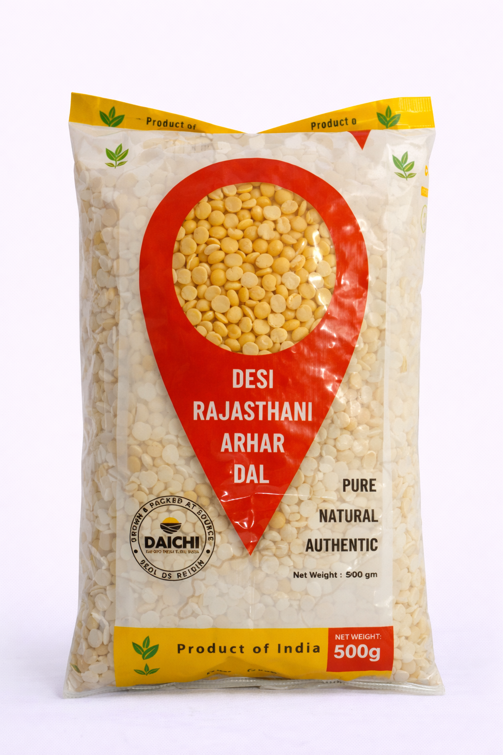 Kisaan Se Desi Rajasthani Arhar Dal - 500 gm