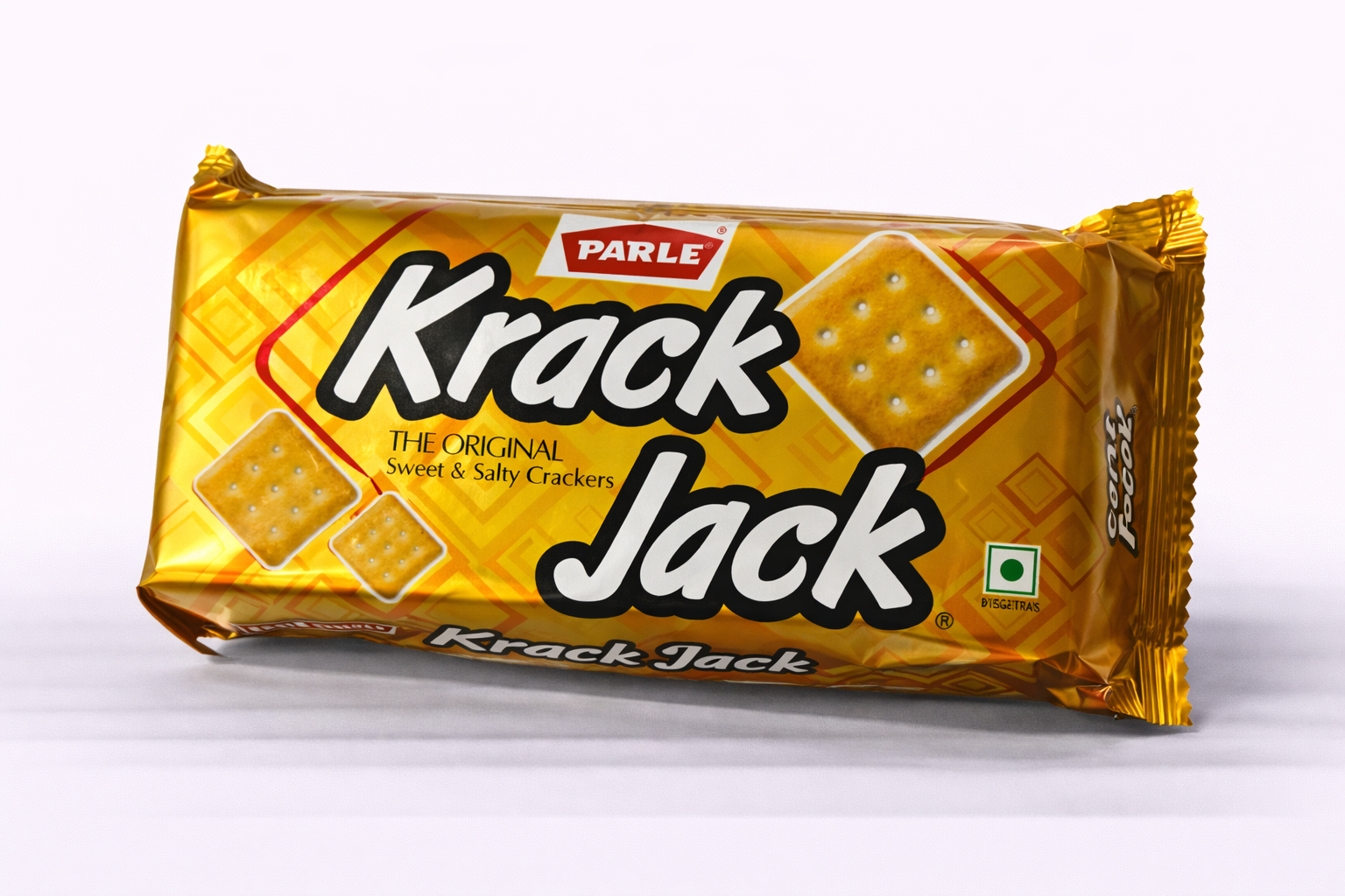 Parle Krack Jack Sweet Salty crackers 176 gm (Rs. 35)