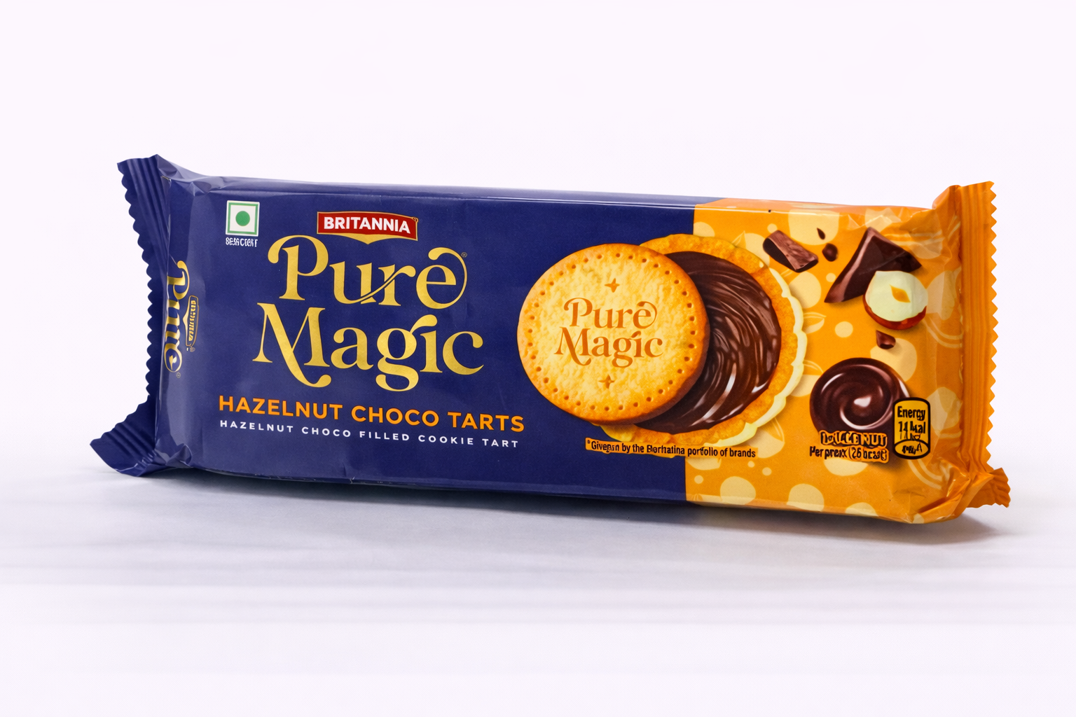 Britannia Pure Magic Hazelnut Choco Tarts 84 gm (Rs. 54)