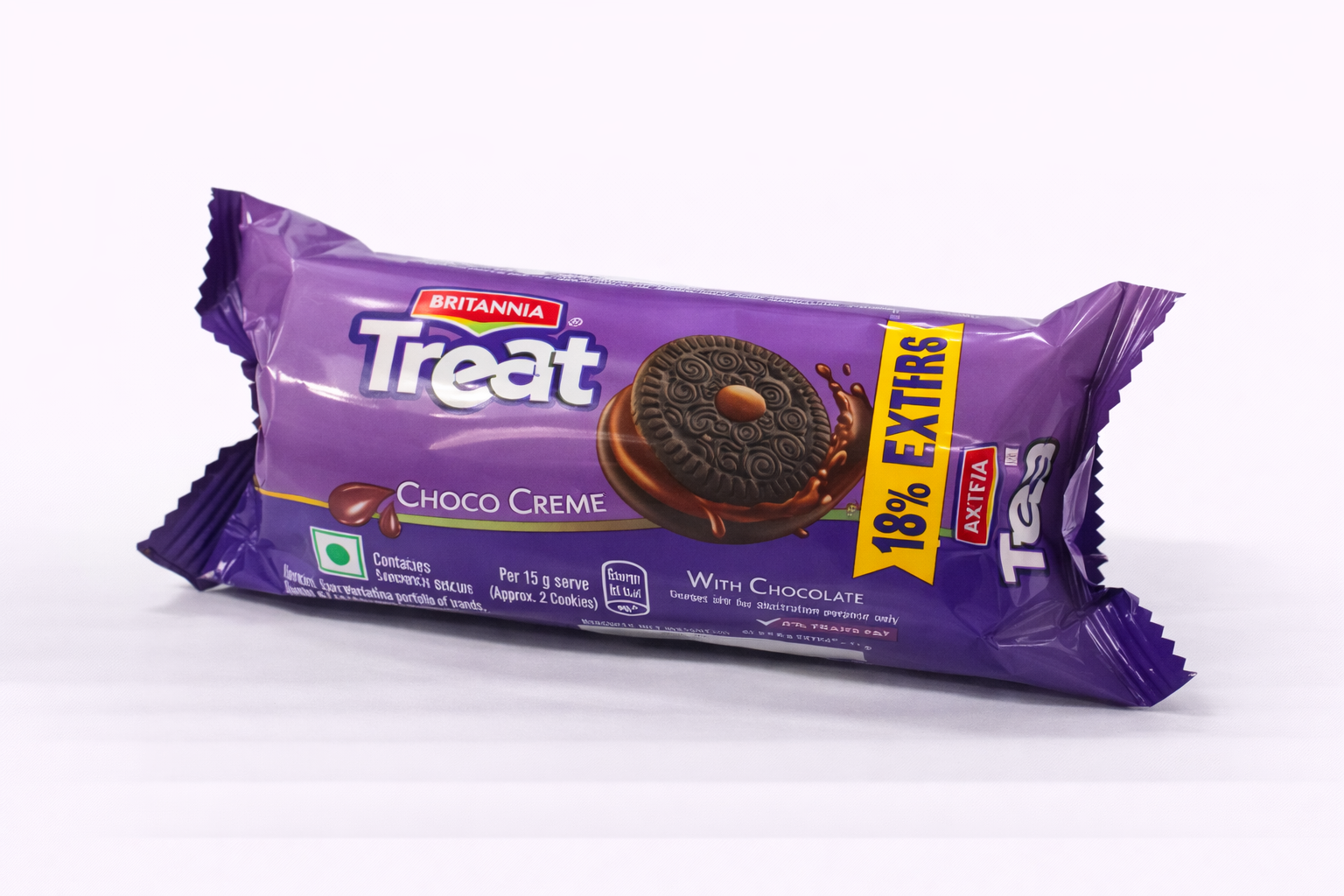 Britannia Treat Choco Creme Biscuits (Rs. 9)