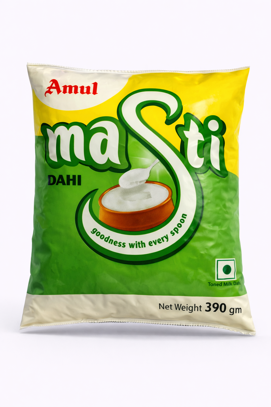 Amul Masti Dahi - 390 gm (Toned Milk Dahi)
