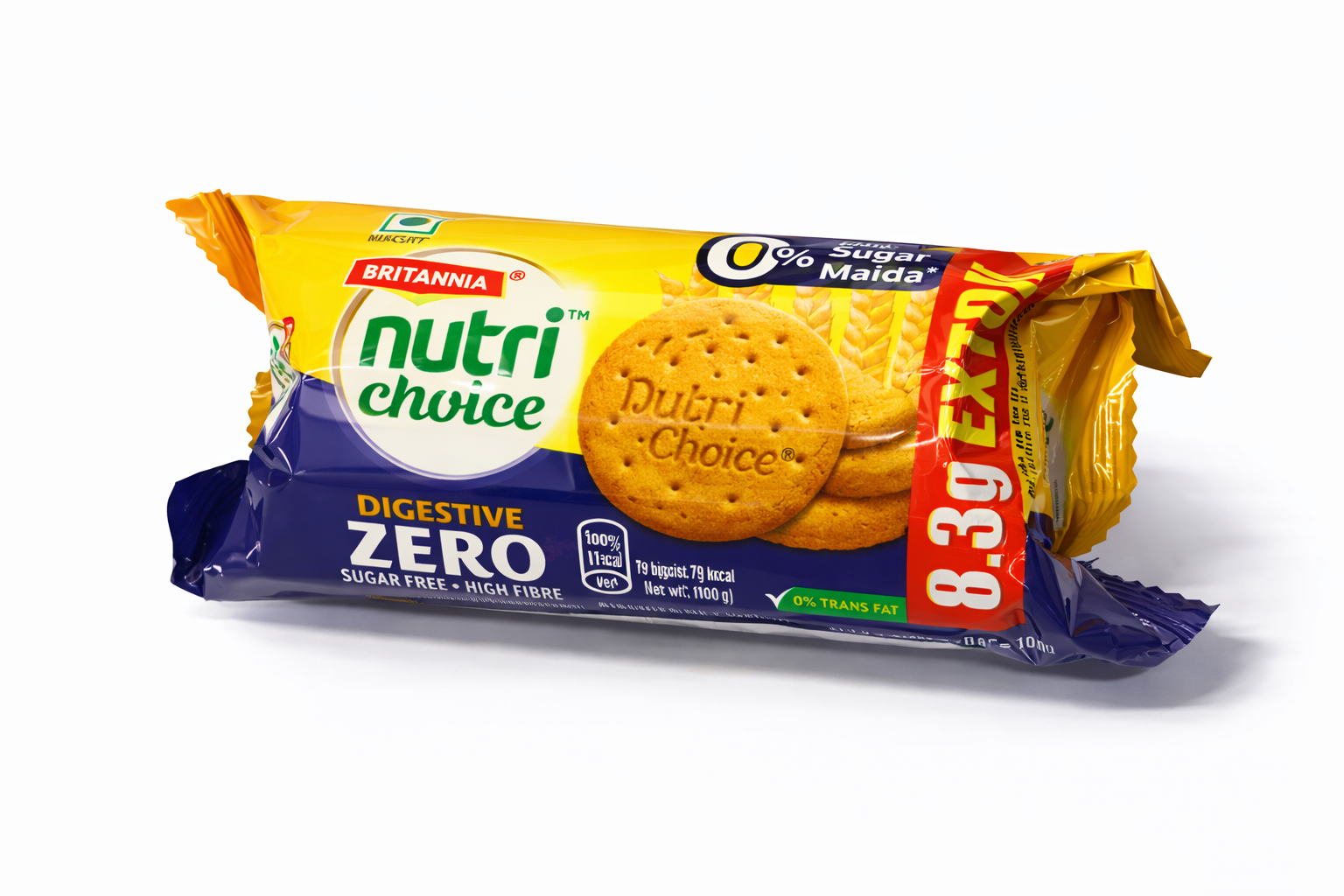 Britannia Nutri Choice Digestive Zero Sugar Free 100 gm