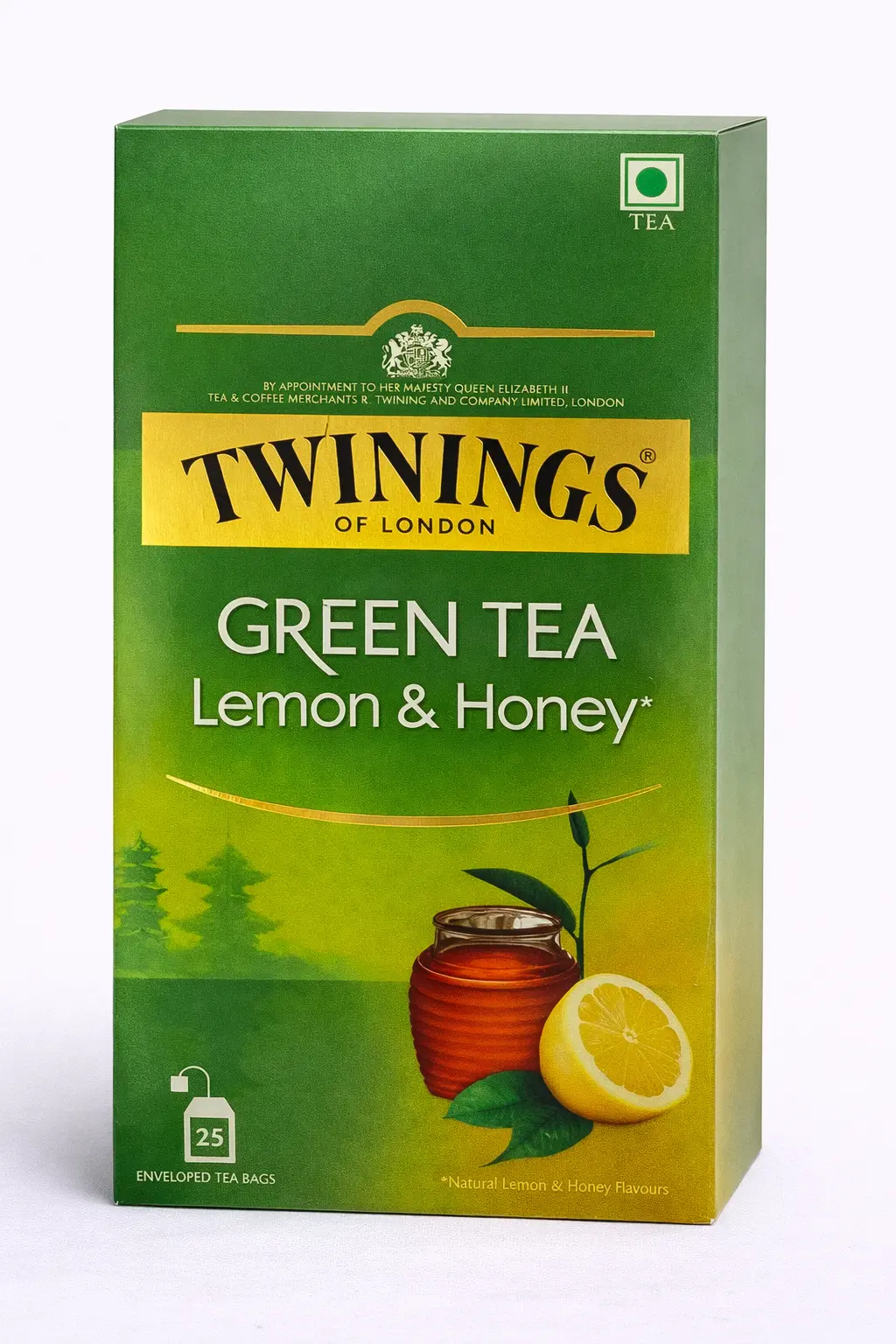 Twinings Green Tea Lemon & Honey 25 Bags