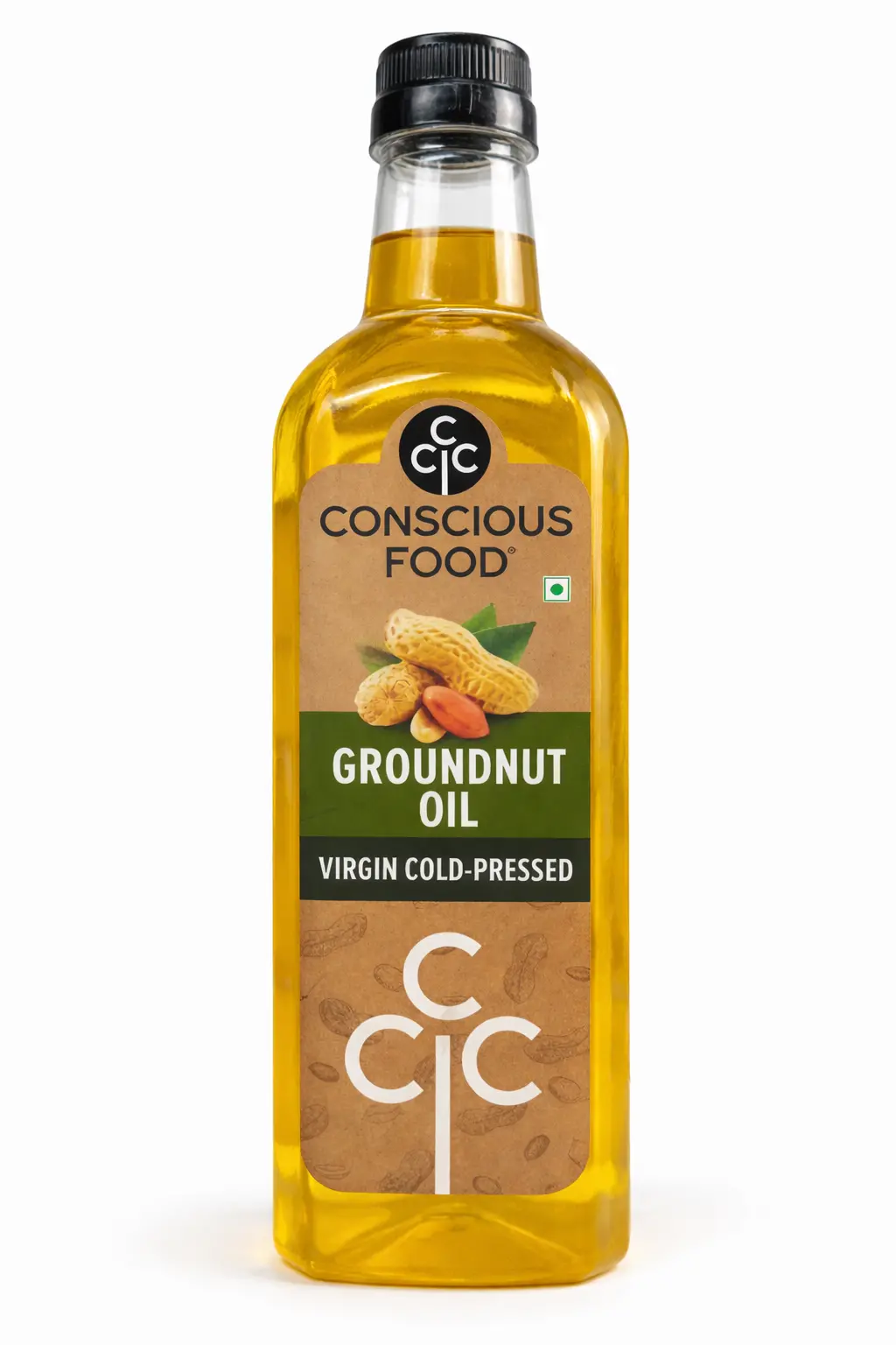 Conscious Food Virgin Cold Pressed Groundnut Oil 1 L