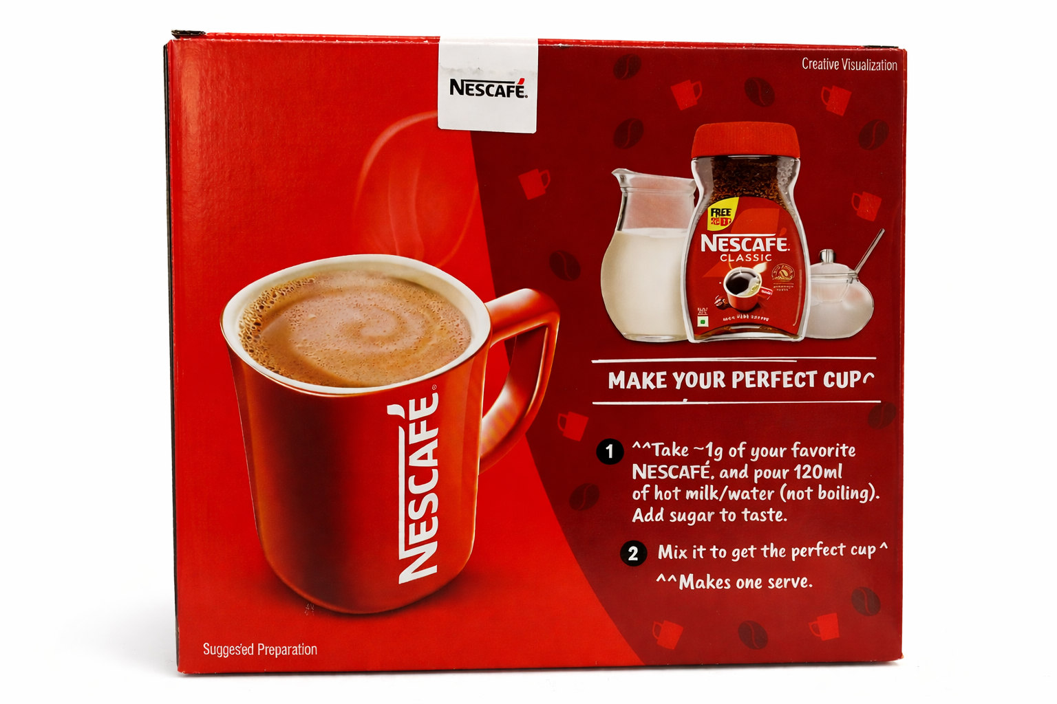 Nescafe Classic Coffee 180 gm With FREE Red Mug