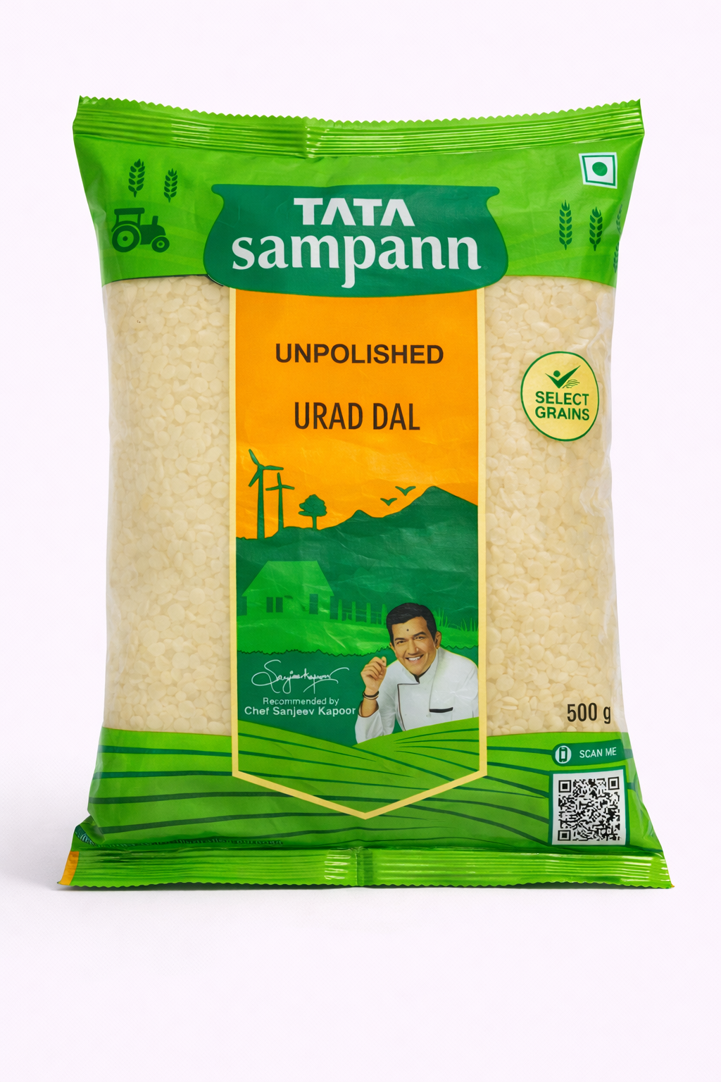 Tata Sampann Unpolished Urad Dal - 500 gm
