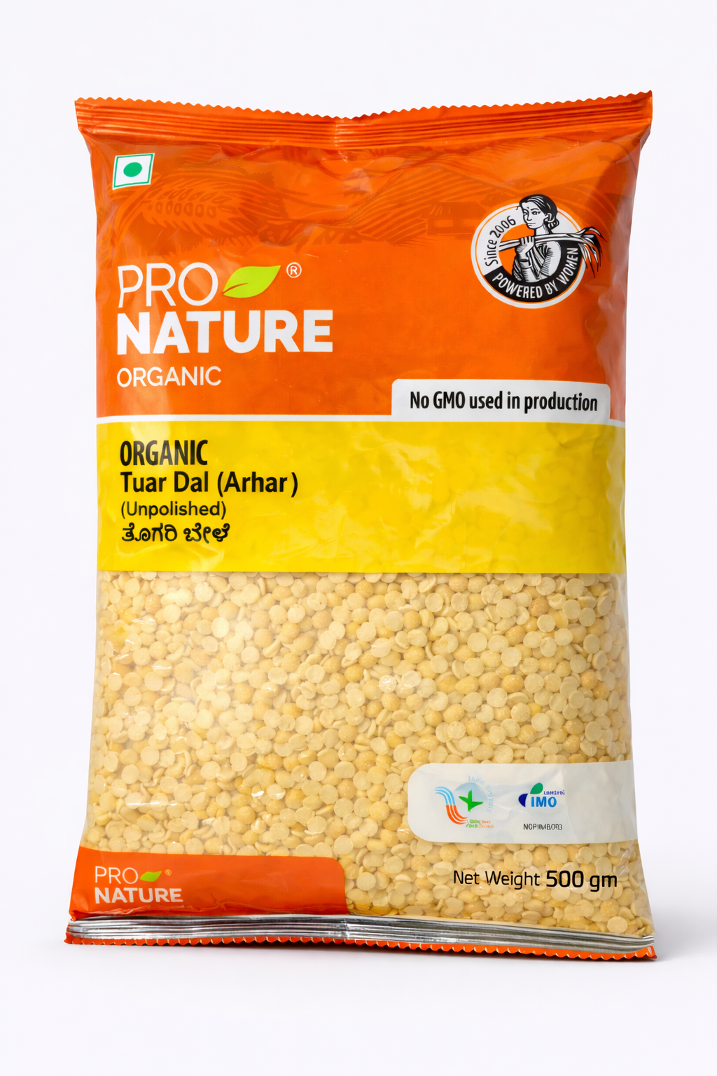 Pro Nature Organic Tur Dal (Arhar) - 500 gm