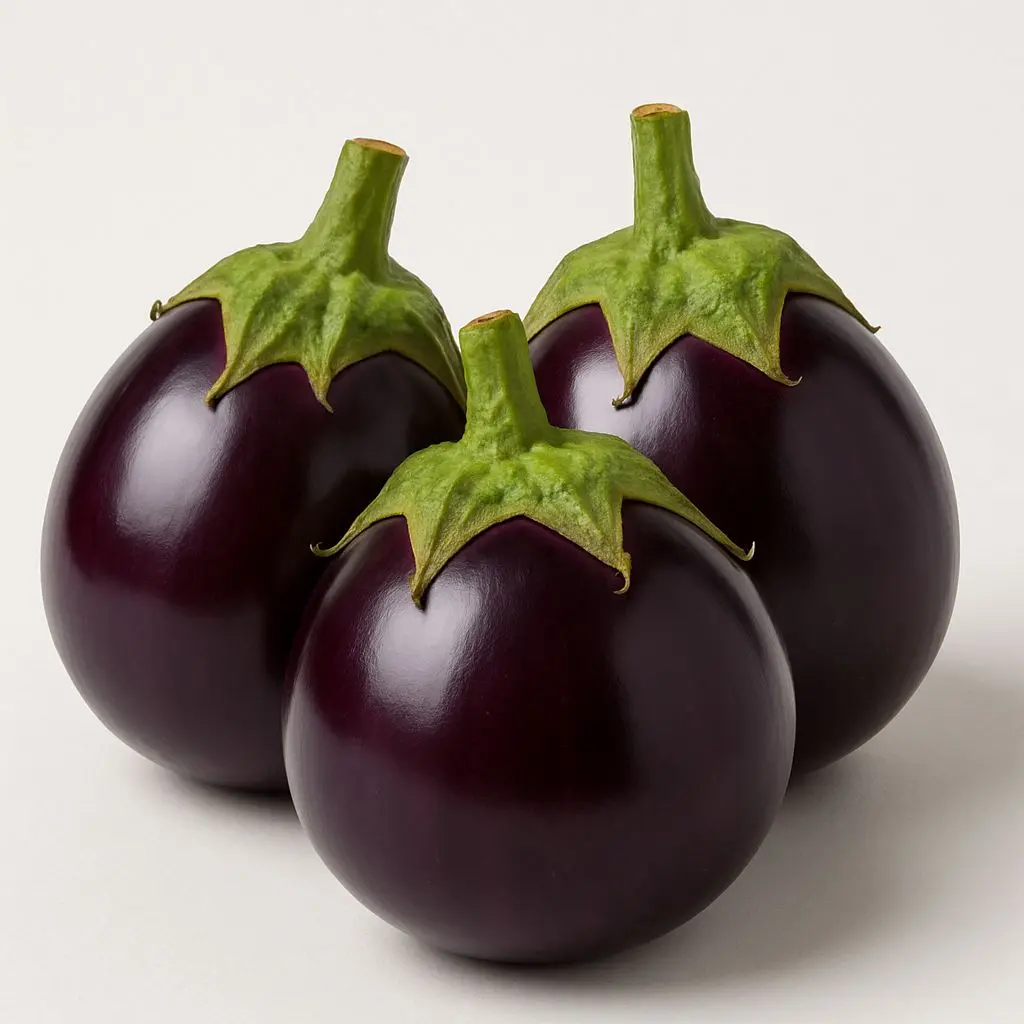 BRINJAL ROUND A GRADE 400-500GM
