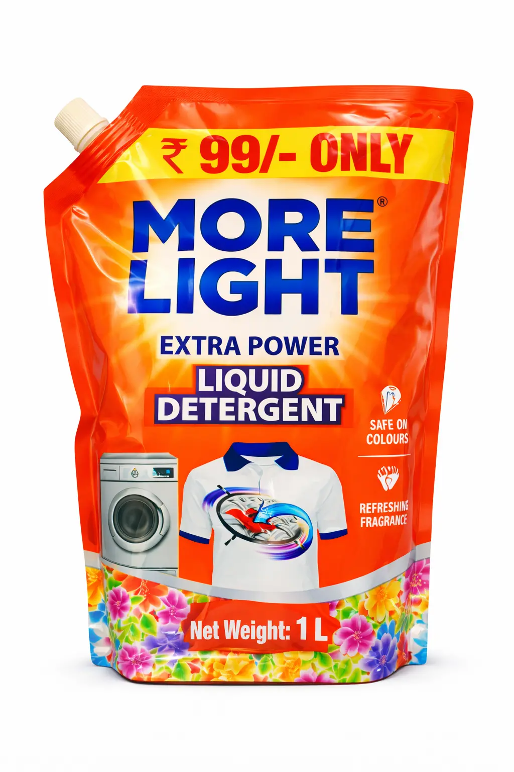 More Light Extra Power Liquid Detergent - 1 L