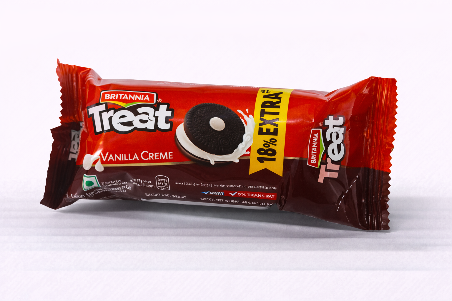 Britannia Treat Vanilla Creme Biscuits (Rs. 9)
