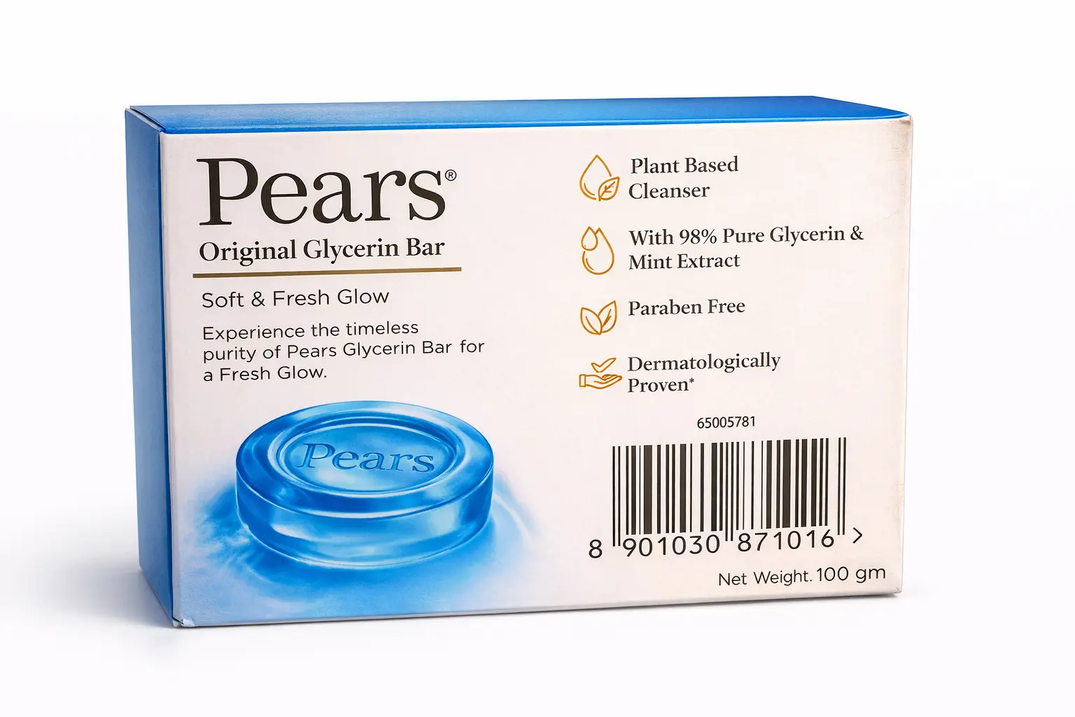 Pears Soap Bar with Mint Extract – 100 gm