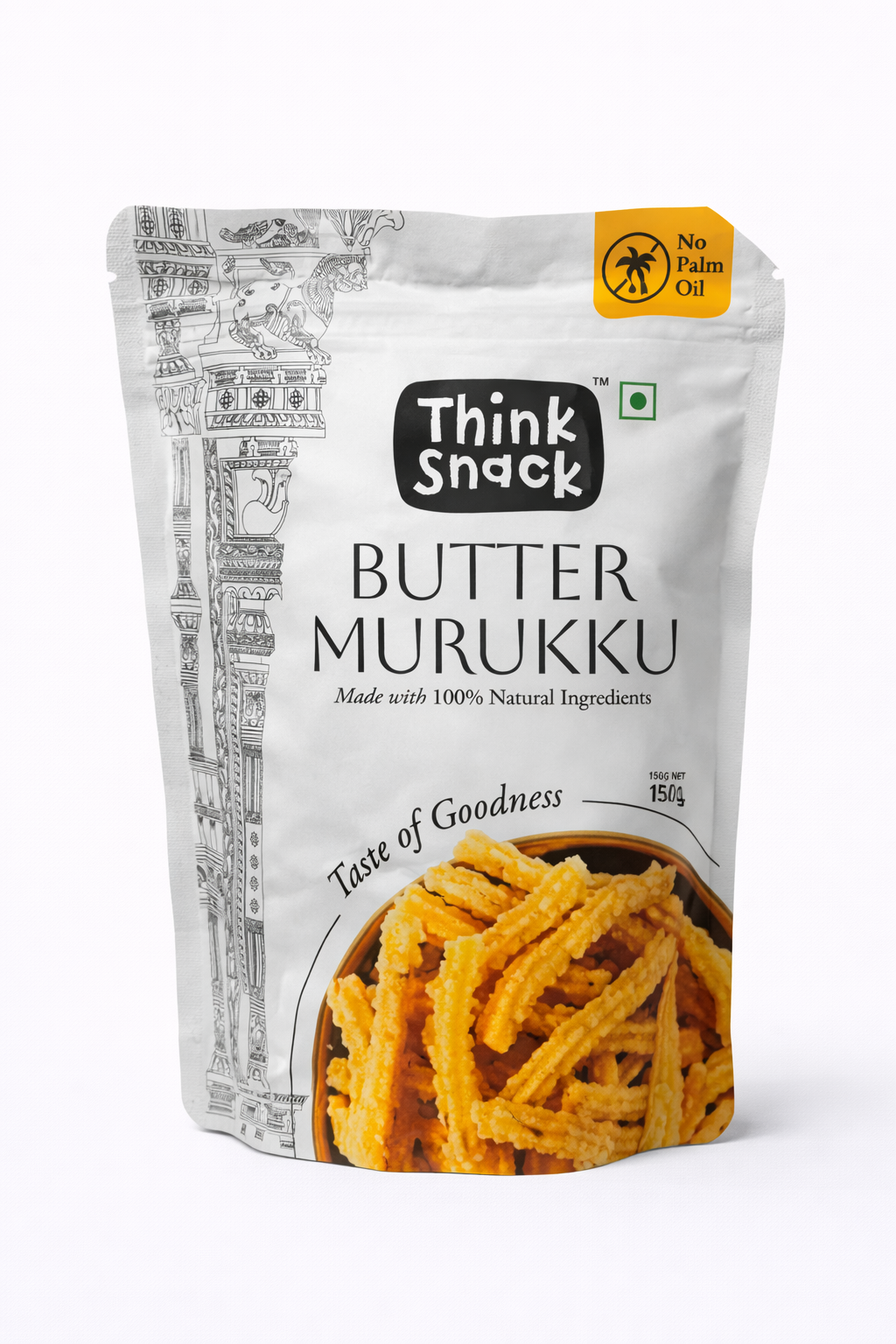 Think Snack Butter Murukku 150 gm