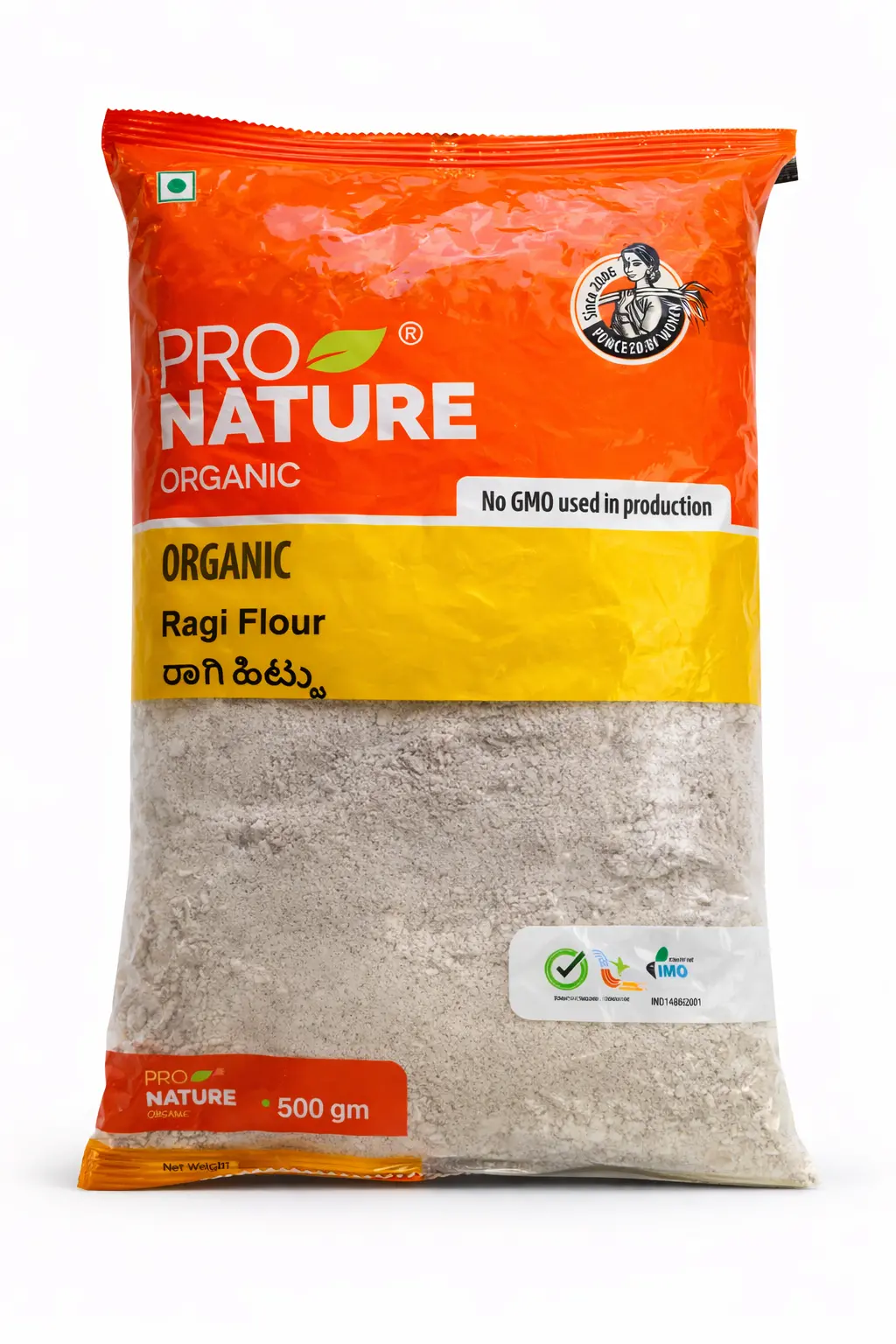 Pro Nature Organic Ragi Flour - 500 gm