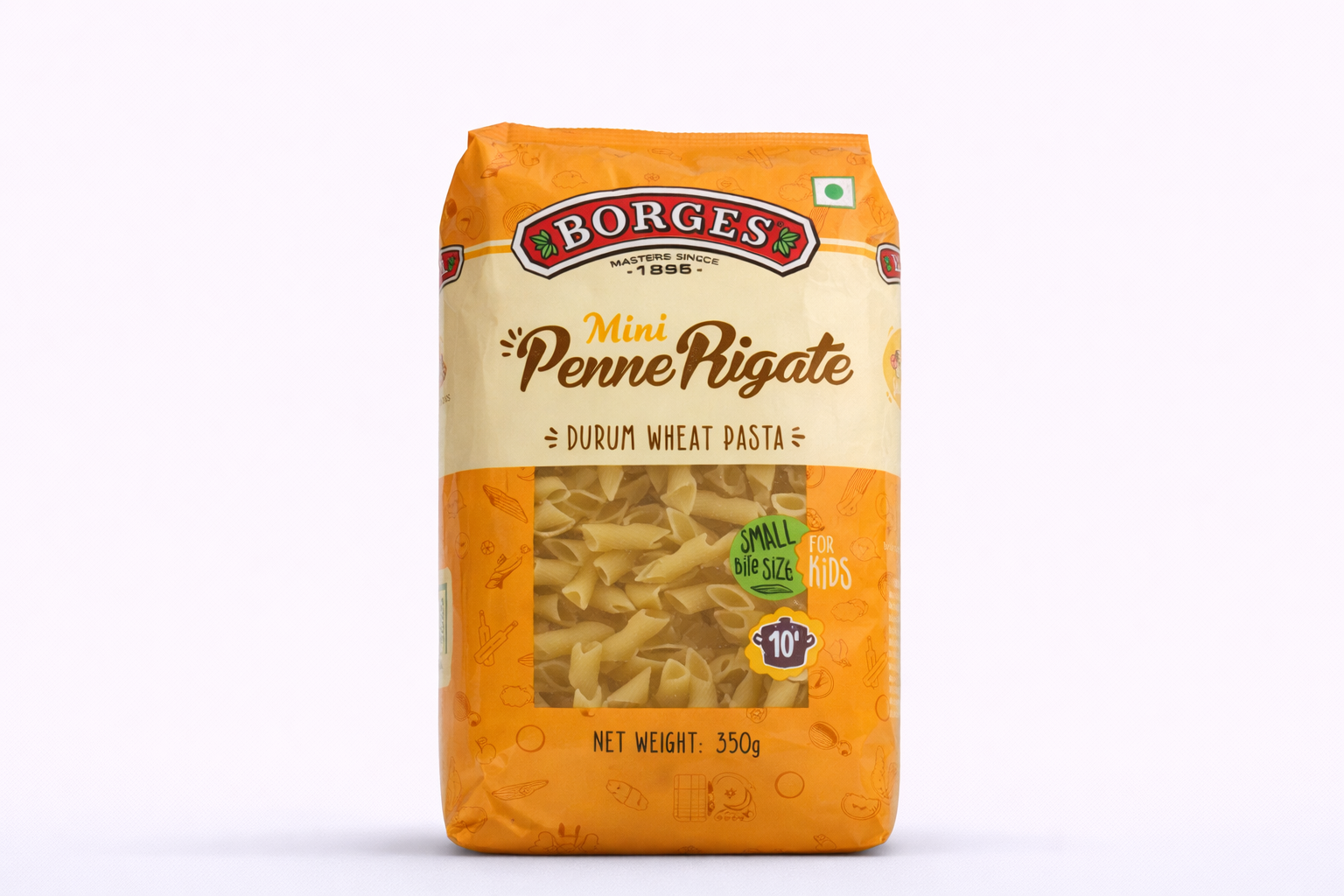 Borges Mini Penne Rigate Durum Wheat Pasta 350g
