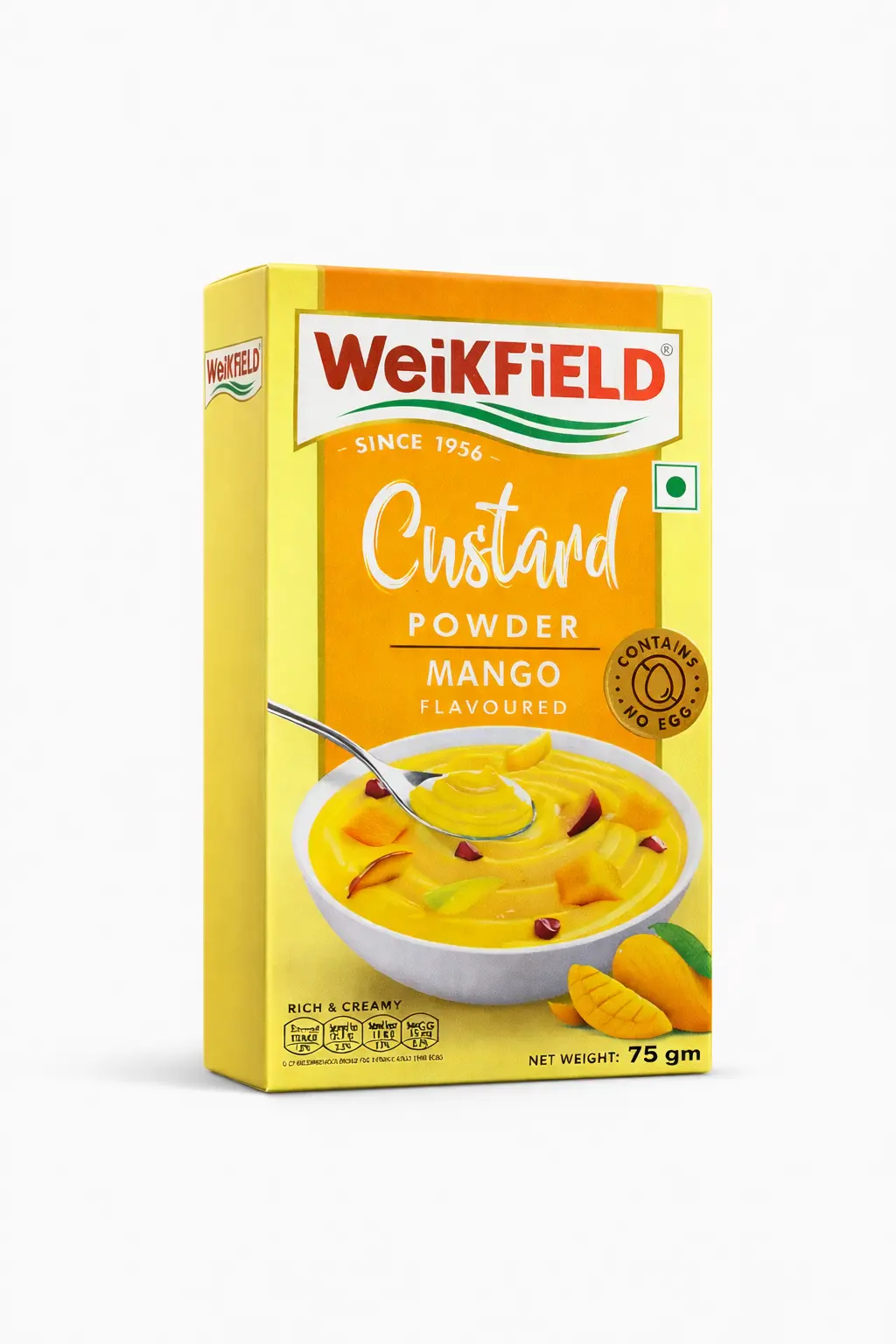 Weikfield Mango Custard Powder - 75 gm