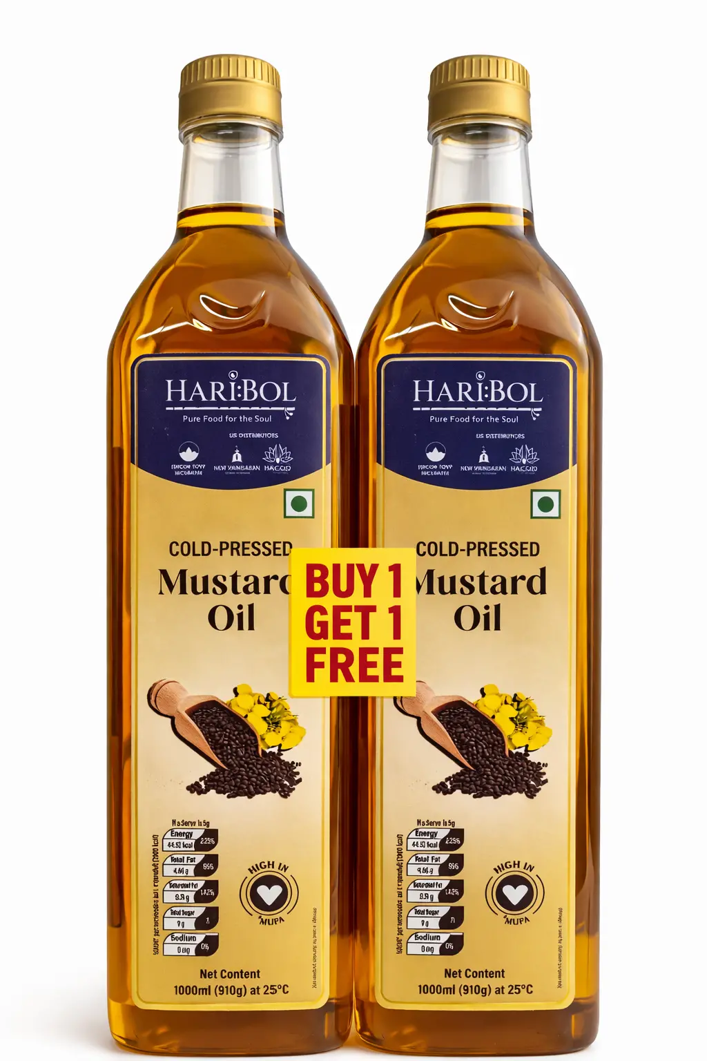 Hari Bol Cold Pressed Mustard Oil 1 L