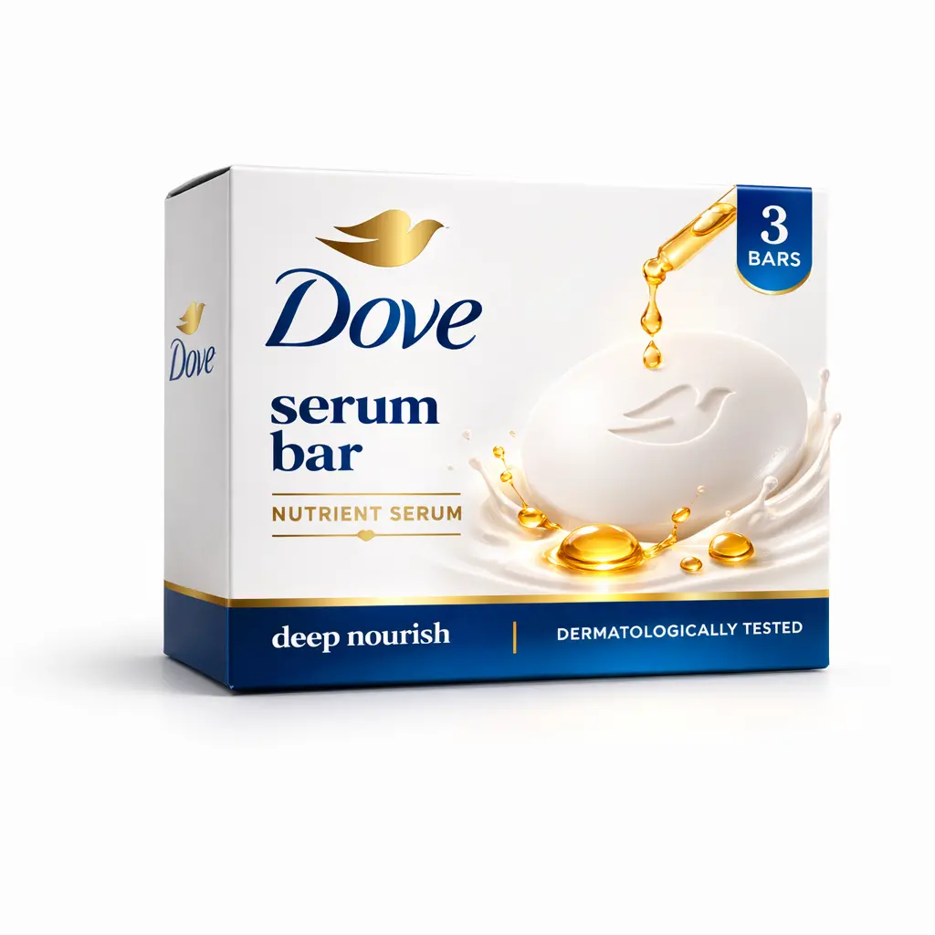 Dove Serum Beauty Bar – Deep Nourish (125 gm x 3 Bars)