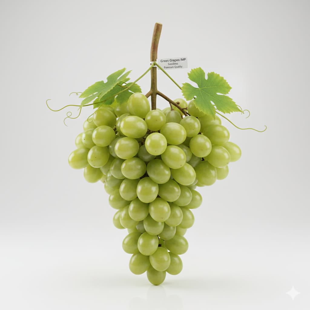 GREEN GRAPES IMP SEEDLESS  250-300GM
