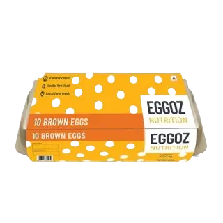EGGOZ BROWN - 10PCS