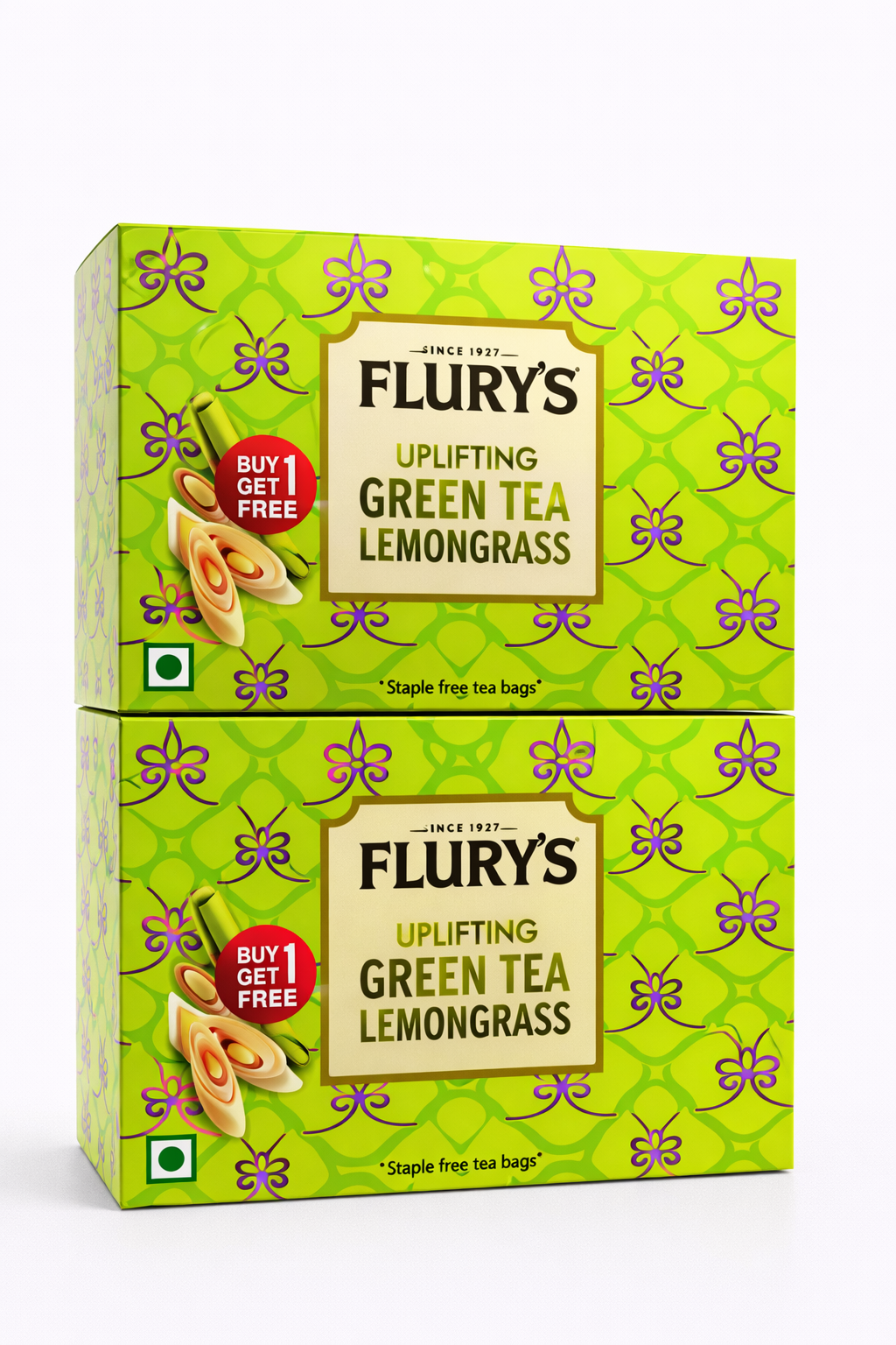 Flurys Green Tea Lemongrass 25 Bags