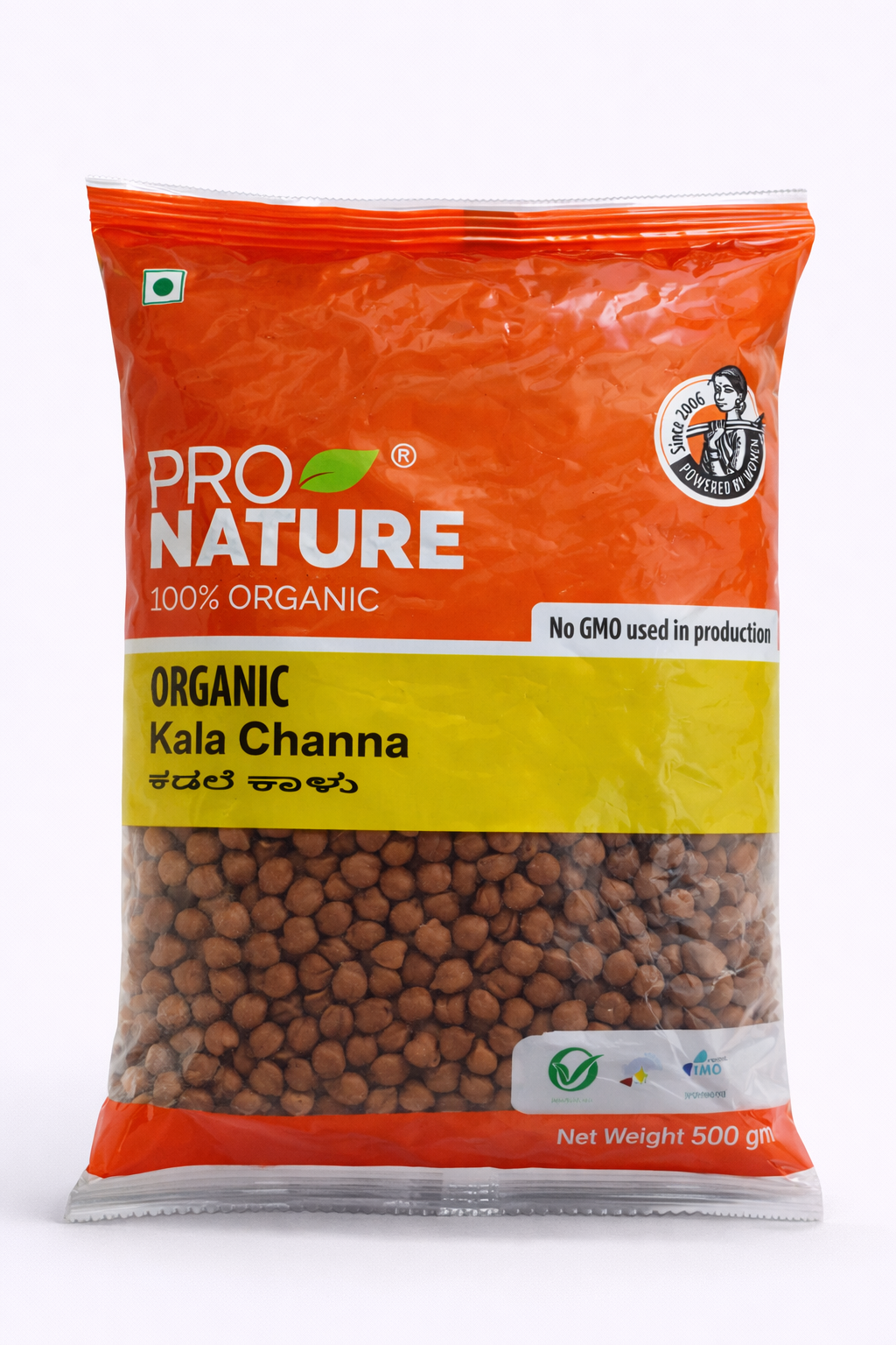 Pro Nature Organic Kala Channa - 500 gm