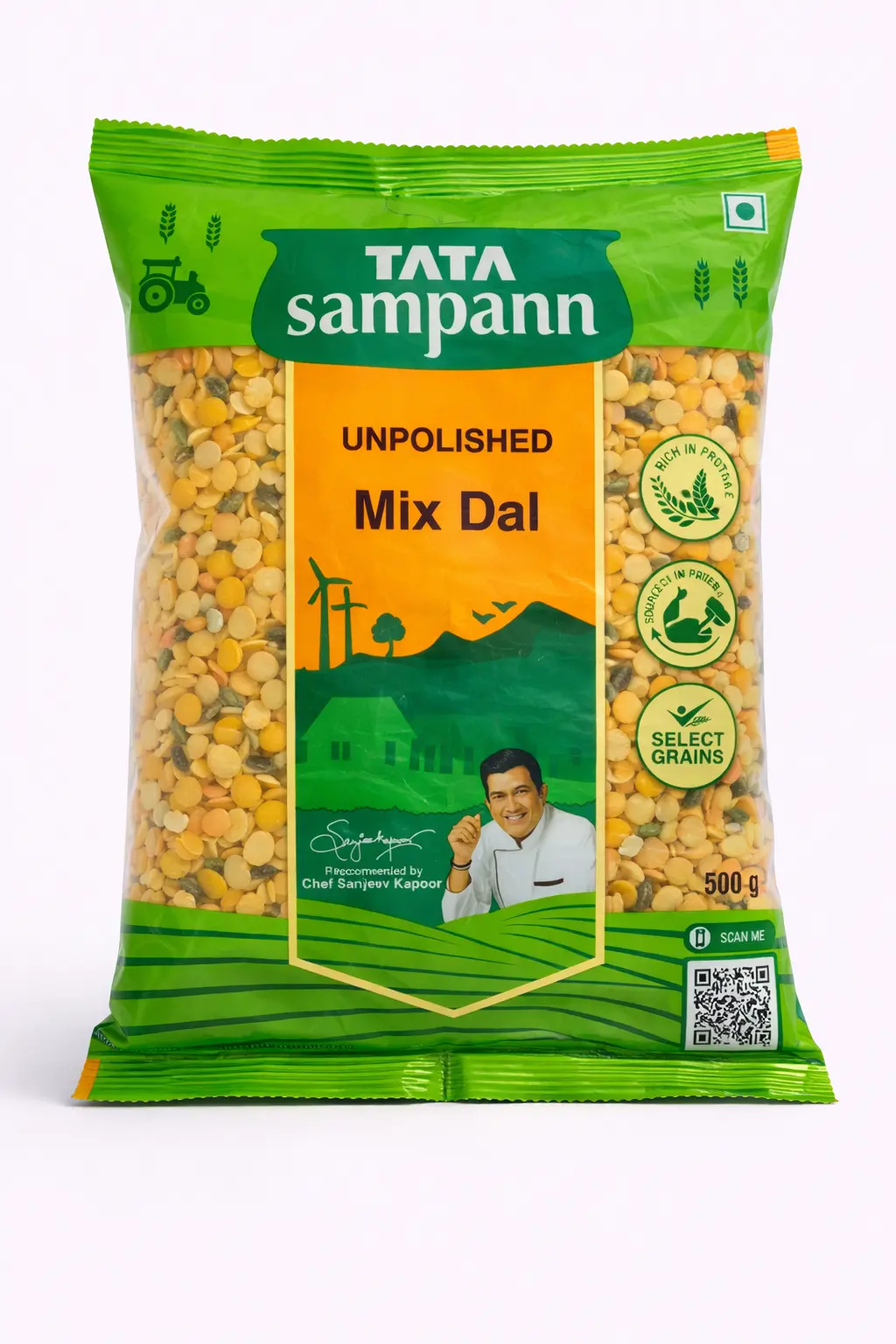 Tata Sampann Unpolished Mix Dal - 500 gm
