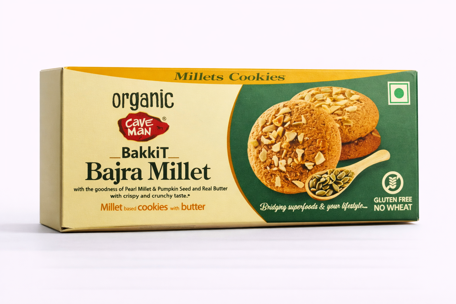 Caveman BakkiT Bajra Millet Cookies 60 gm