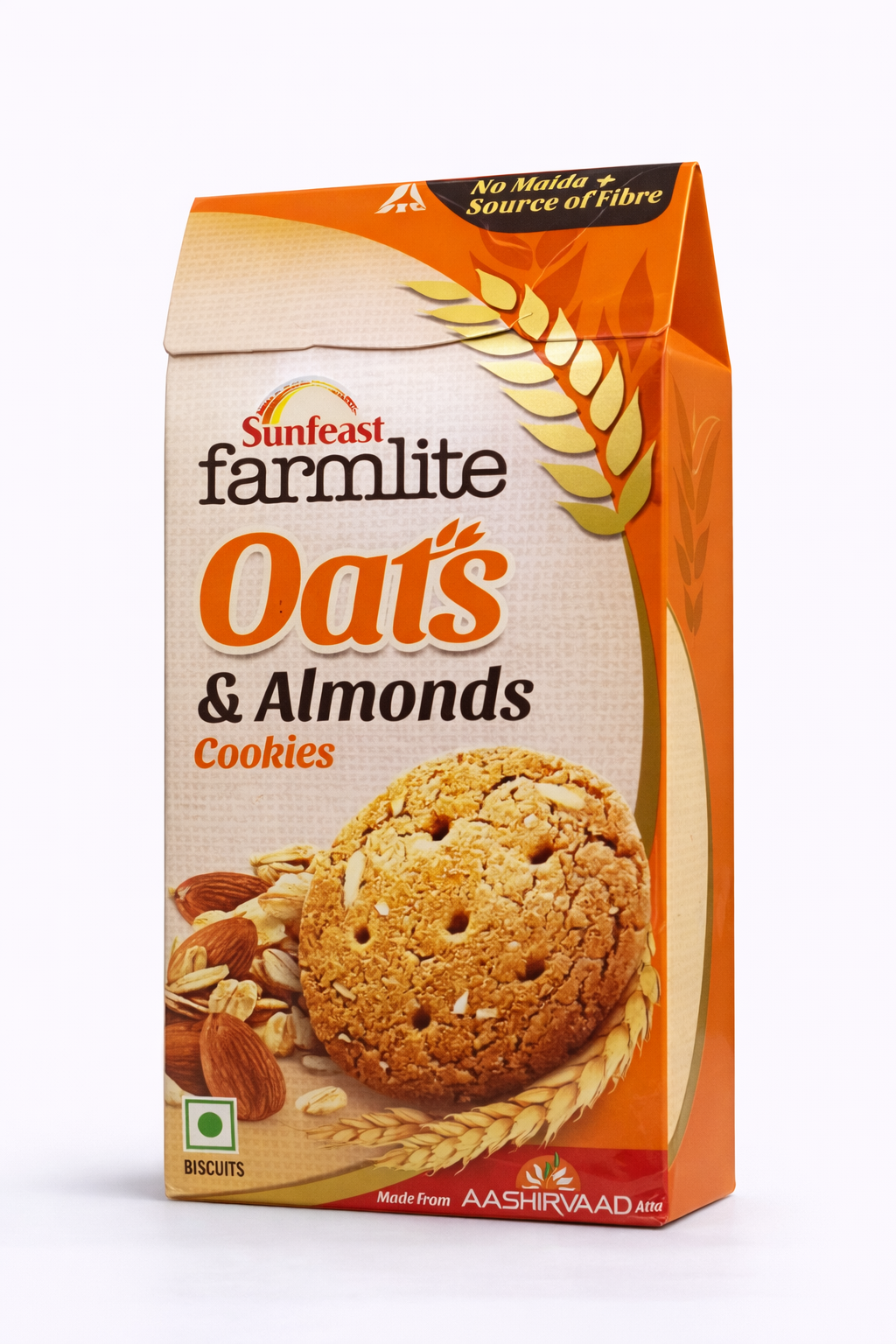 Sunfeast Farmlite Oats Almonds Cookies 150 gm