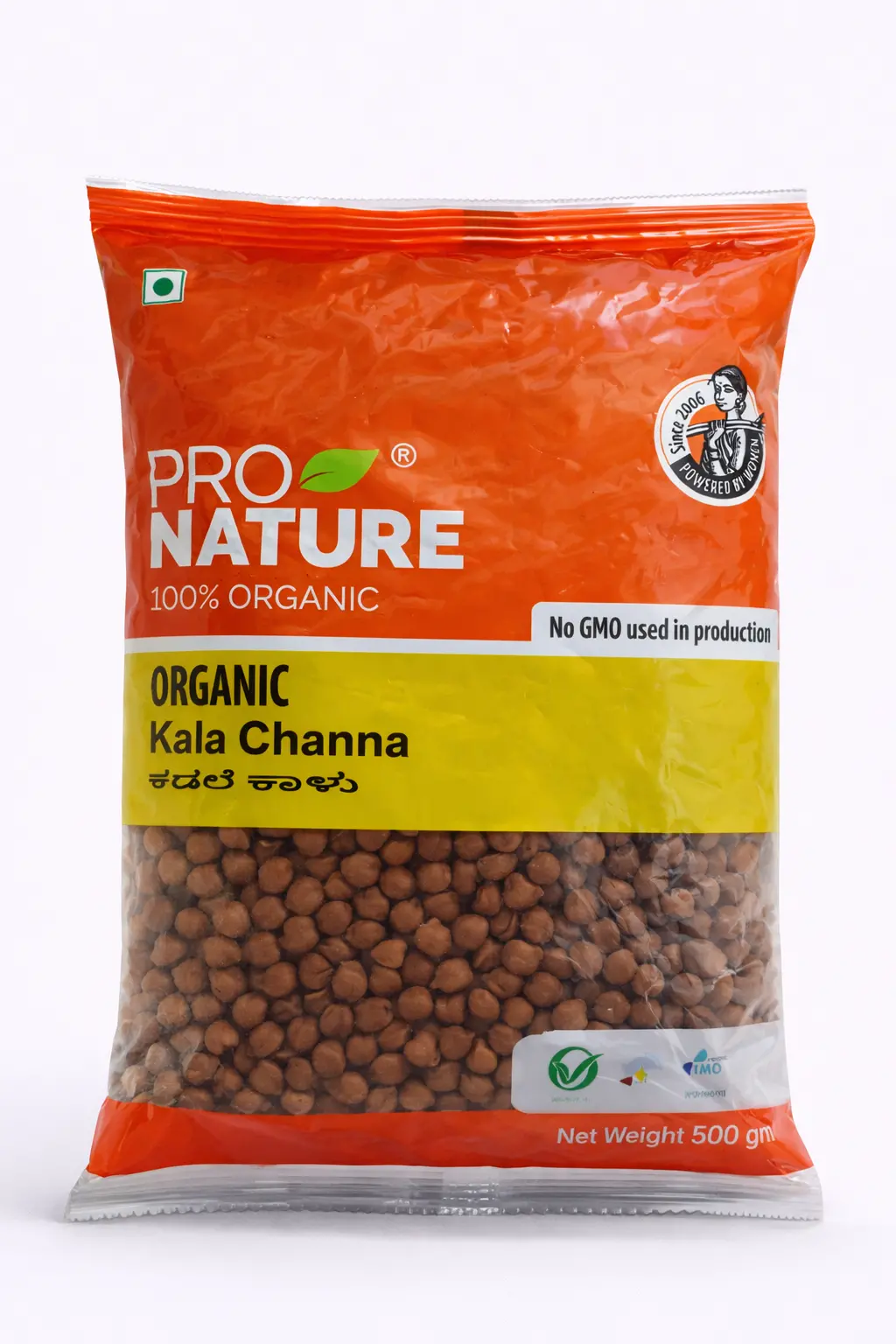 Pro Nature Organic Kala Channa - 500 gm