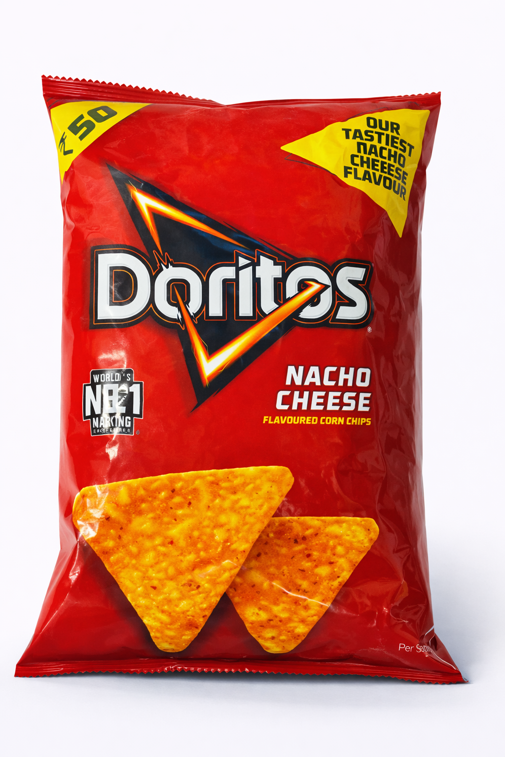 Doritos Nacho Cheese Corn Chips (Rs. 50)