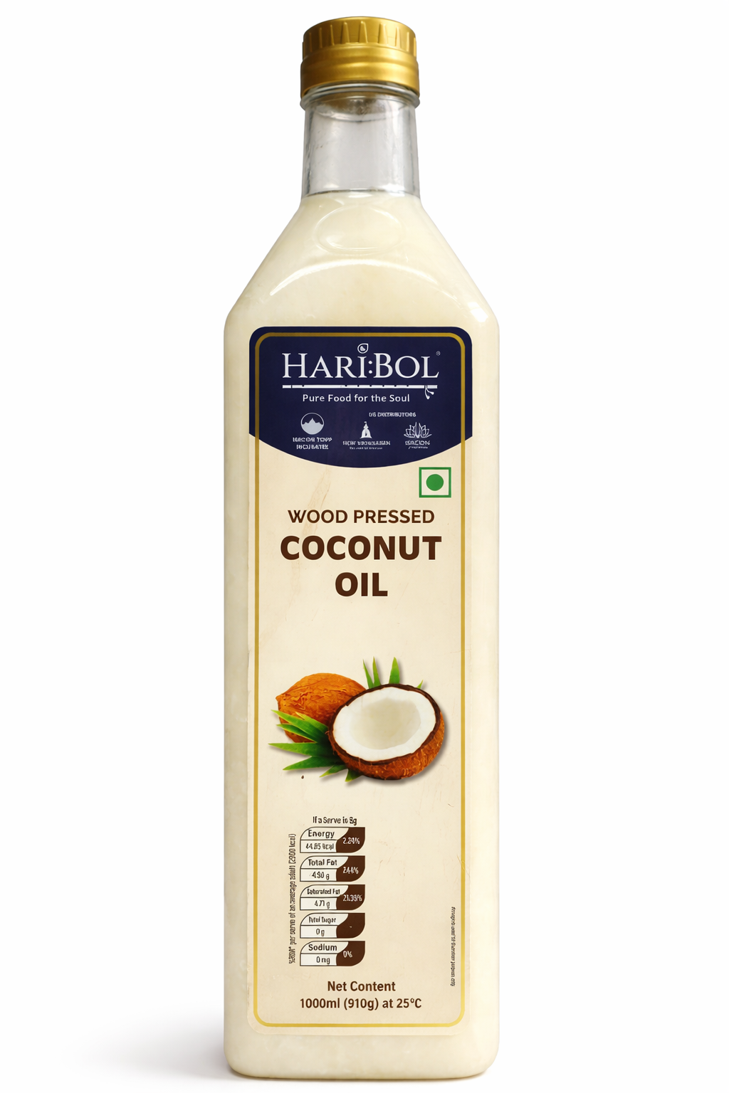 Hari Bol Wood Pressed Coconut Oil 1 L