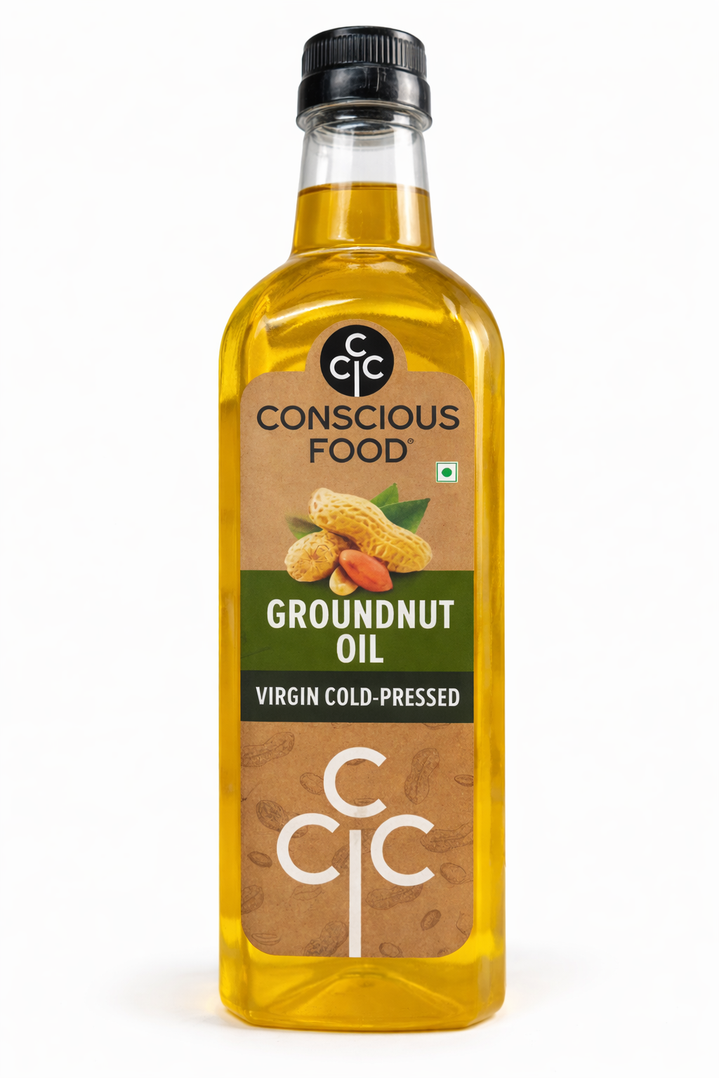 Conscious Food Virgin Cold Pressed Groundnut Oil 1 L