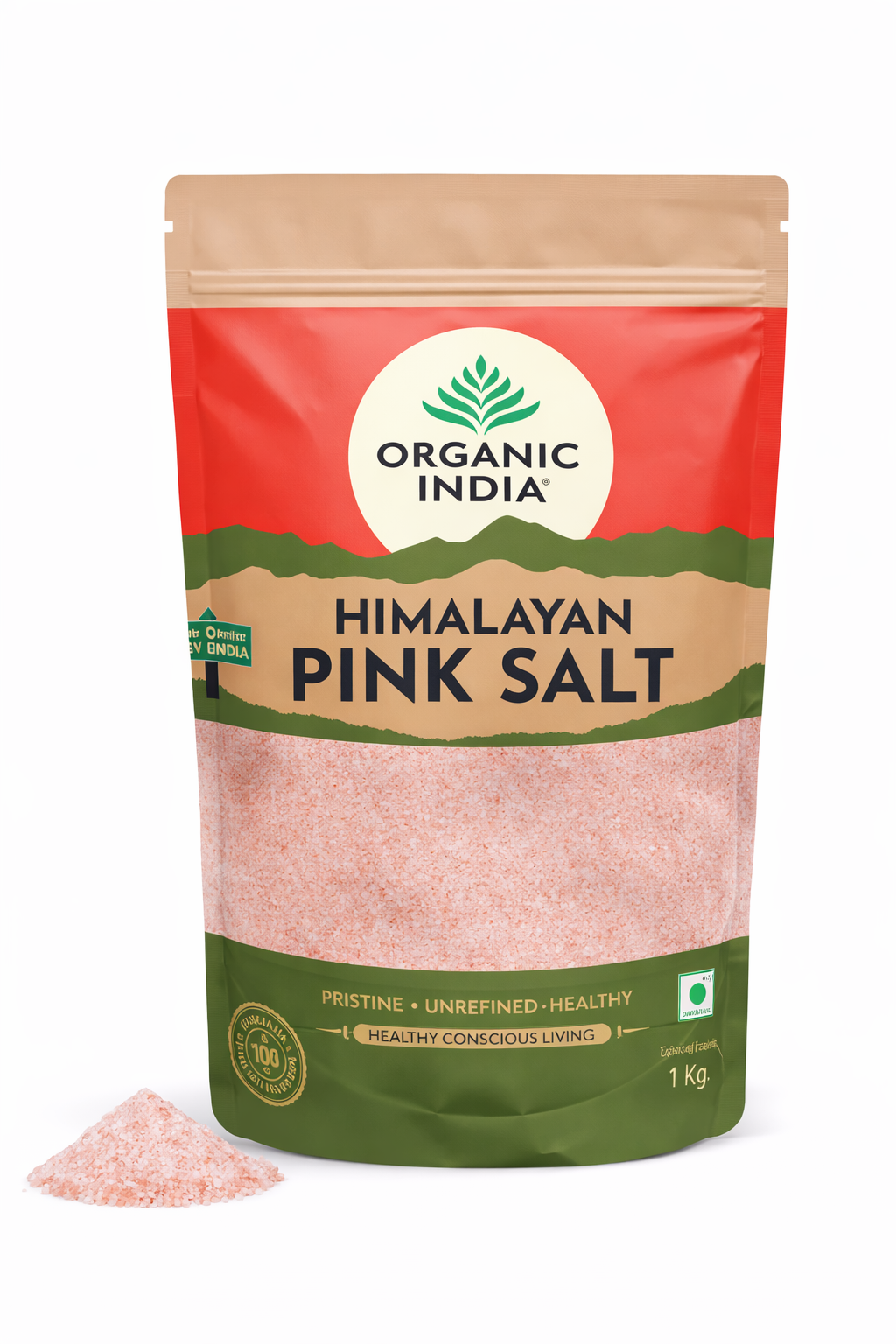 Organic India Himalayan Pink Salt 1 kg