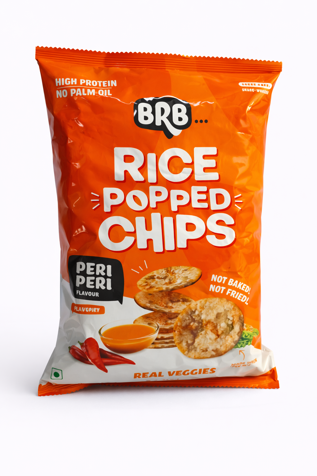 BRB Rice Popped Chips Peri Peri Flavour (Rs. 40)