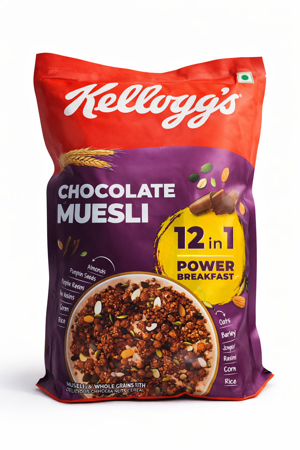 Kelloggs Chocolate Muesli with Nuts Seeds 450 gm (Rs. 399)