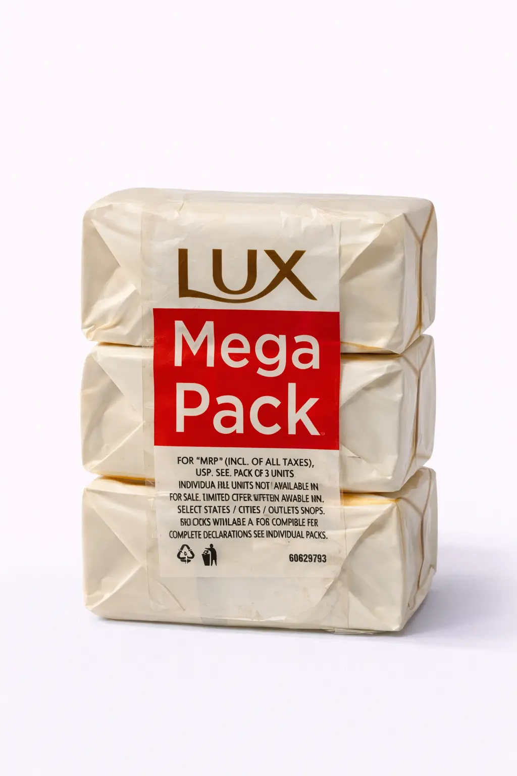 Lux Jasmine Flaw-less Glow Soap (150 gm x 3 units)